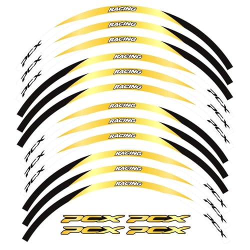 Autocollants de jante en vinyle premium pour moto PCX