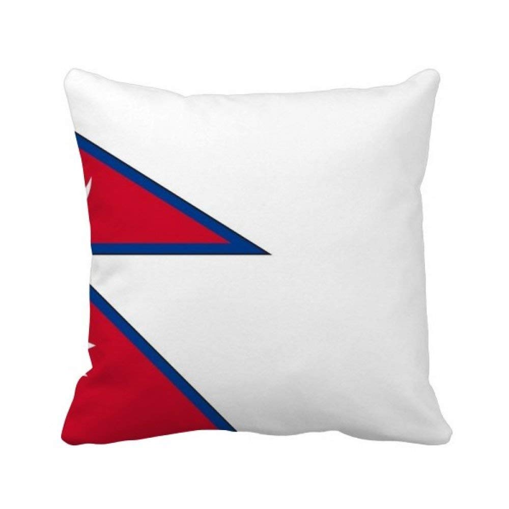 Housse de coussin drapeau Népal cadeau original pour passionné d'Asie