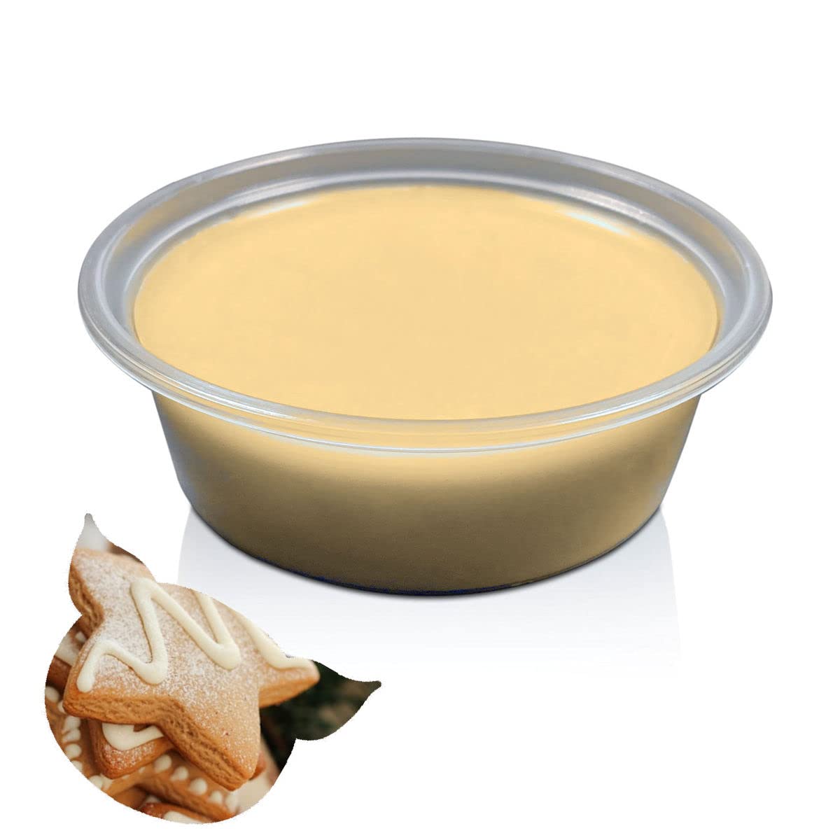 Medium Wax MELT Pot - Snap Tart Handcrafted Soy Wax Vegan Long Lasting Highly Scented Handmade Wax Melts (Gingerbread)