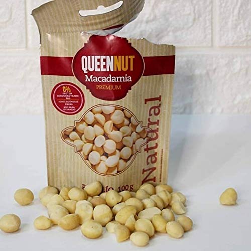Nozes Macadâmia QUEENNUT BJ - Natural 100 Gramas