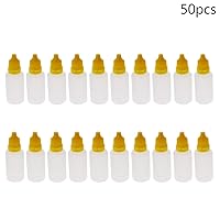 Vista 2 de Othmro Botellas cuentagotas de plástico de ojo de laboratorio de polietileno de 0.7 onzas, 50 piezas, 0.7 fl oz, gotero líquido exprimible