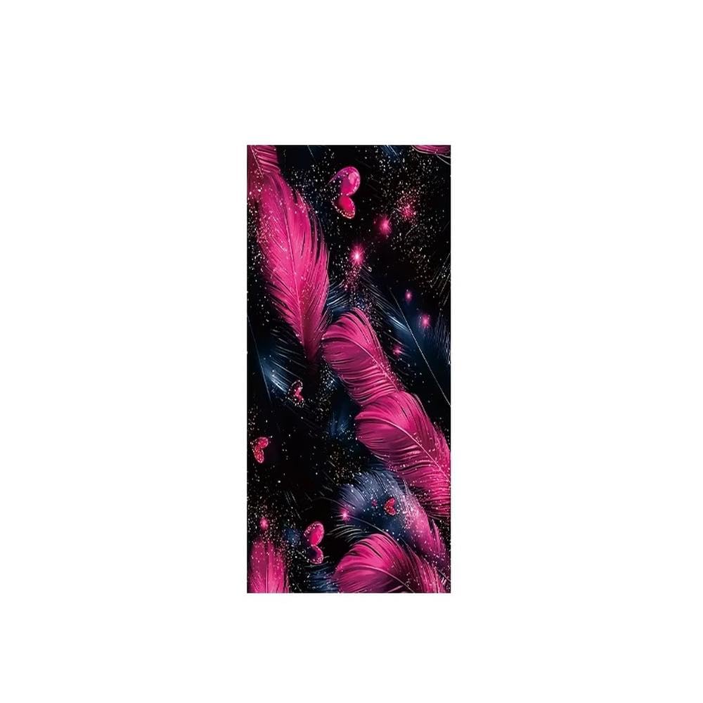 Bertdcx I Car B-Pillar Stickers Diy Car Door Post Decorative Stickers Waterproof Auto Parts(I)