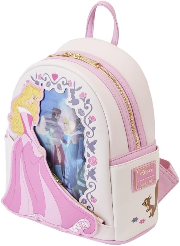 Miniatura 4 de Loungefly Disney Sleeping Beauty Princess - Mini mochila lenticular, Multi, Mini