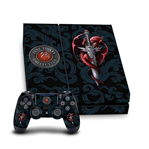 Skin de jeu PS4 vinyle dragon poignard ajustement parfait pour console et manette