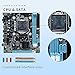 LGA 1150 Gaming Motherboard, SATA3.0 4 USB2.0 DDR3 1600MHz M.2 NVMe NGFF 6Gb per s PCIe X16 RJ45 100Mbps LAN Micro ATX Motherboard for Core I3 I5 I7 for Xeon E3 V3