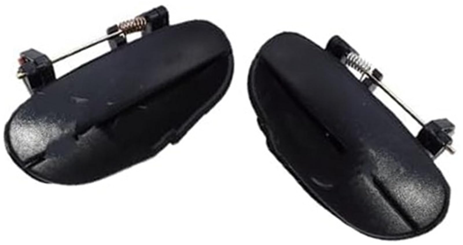 Vectzeta Black Rear Pair Car Exterior Door Handle, For Daewoo, For Lanos 1995-2002 96226329 96226330 96226249 96226250 Outside Outer Front Rear Left Right Car Outer Handle Cover(Black Rear Pair)