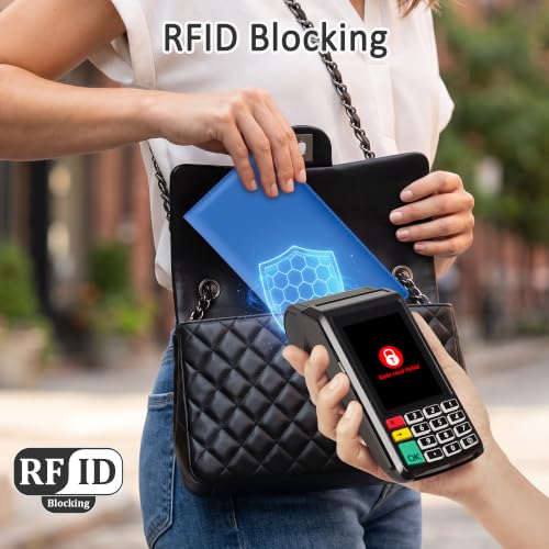 Image of Tipmile Slim Wallet for Women, RFID Blocking Credit Card Holder