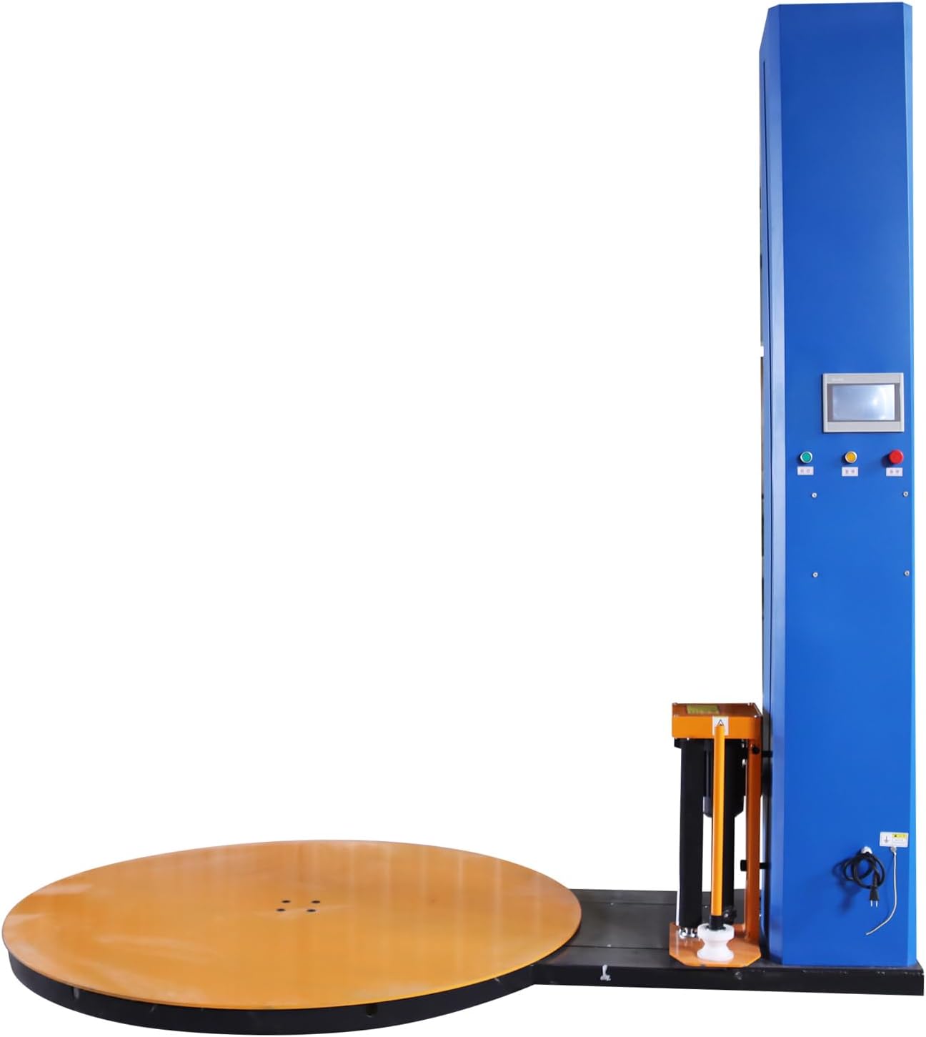 Industrial Pallet Wrapping Machine Electric Film Baler High-Speed Stretch Film Packing Machine, 65inch Turntable, 2000kg / 4400lbs Load Capacity, 110V