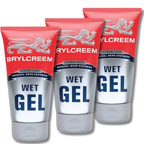 Brylcreem Wet Look Hair Gel, 150 ml Pack of 3