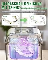 48kHz Ultraschallreinigungsgerät Zahnschiene, 240ml Kapazität, UV-Licht – Ansicht 3