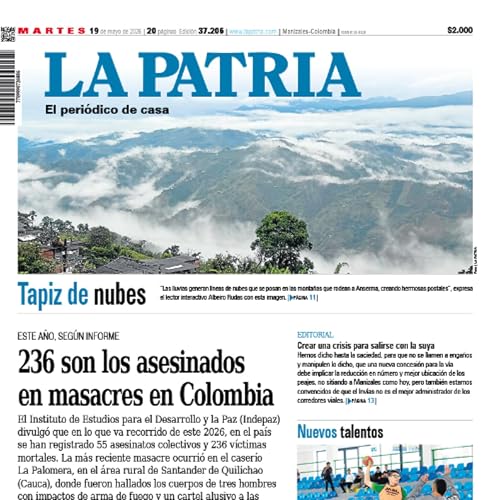 1. Titulares del informativo de la ma&ntilde;ana - 19 de mayo