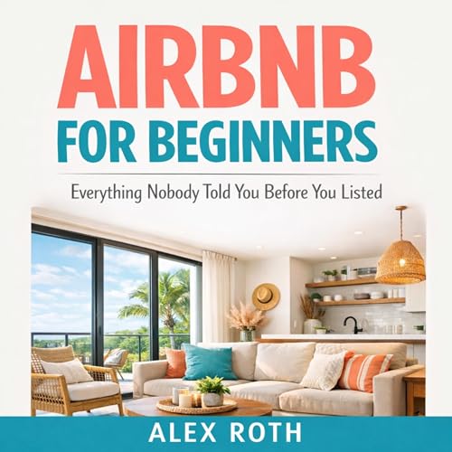 Diseño de la portada del título Airbnb for Beginners