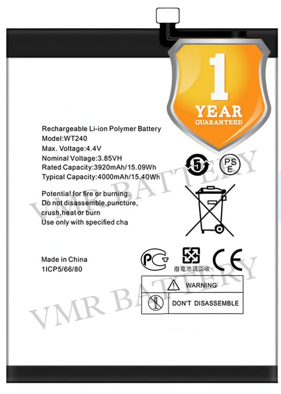 Image of Original WT240 Battery Compatible for Nokia 2.3 (TA-1206, TA-1209, TA-1211, TA-1214) | Nokia 3.2 (TA-1156, TA-1159, TA-1164) - (4950mAh) - 1 Year Warranty K7