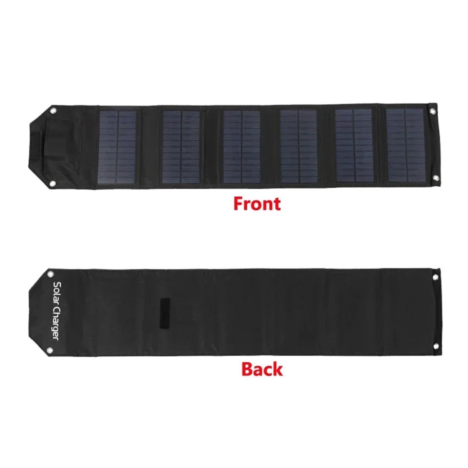 Pannello solare pieghevole 60W/80W/100W Caricatore solare USB 5V Solare portatile | Power Bank a batteria for escursioni in campeggio all'aperto + cavo(60W Black)