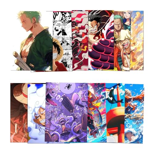 Image of Wallgasm One Piece Poster Set of 20, A4 Size 300 GSM - Zoro | Anime | Luffy Posters | One Piece Wall Art | Poster for Room