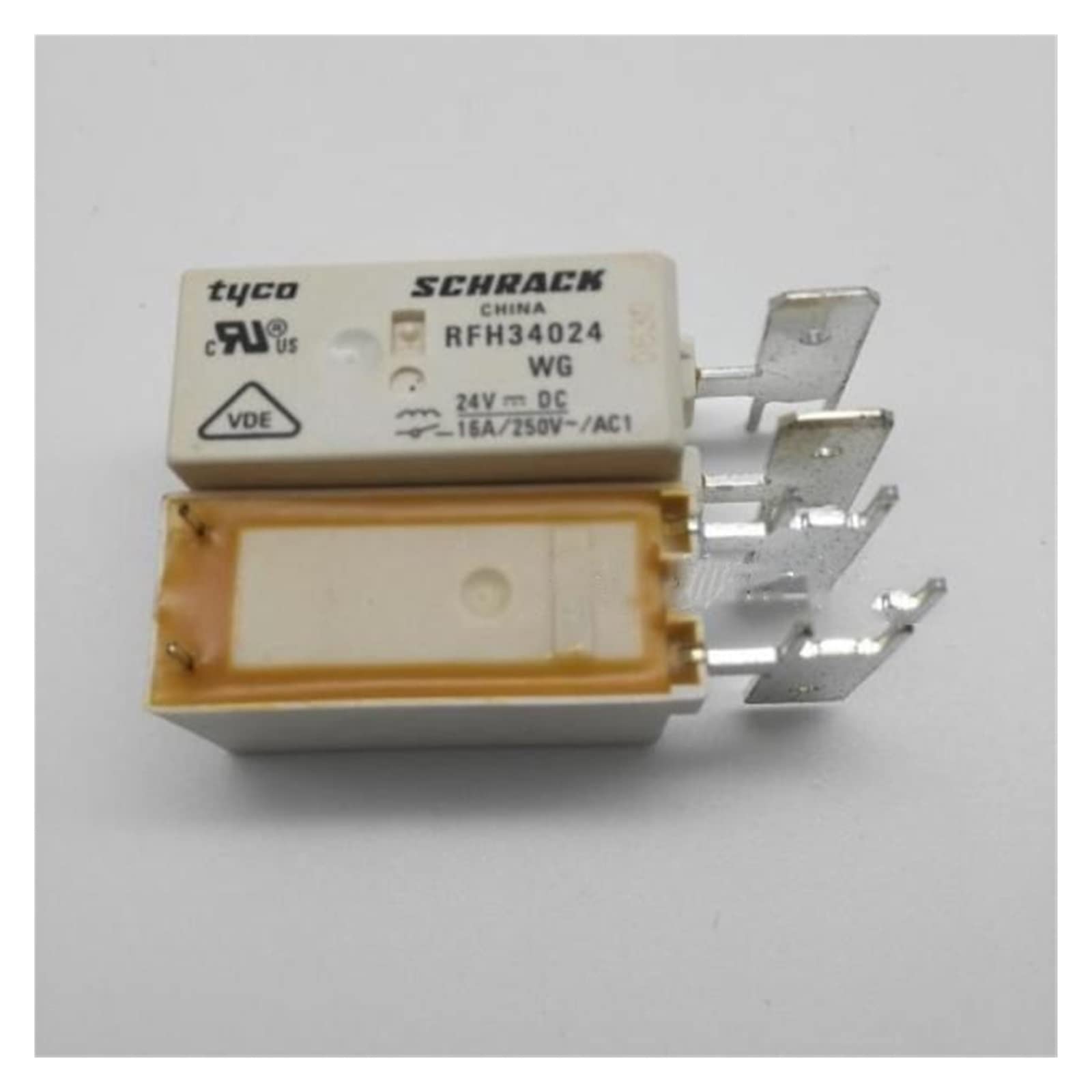 10 teile/los Leistungsrelais RFH34024 WG 24VDC RFH34012 WG 12VDC RFH34024WG 16A Ersatzteile (Size : 12V)