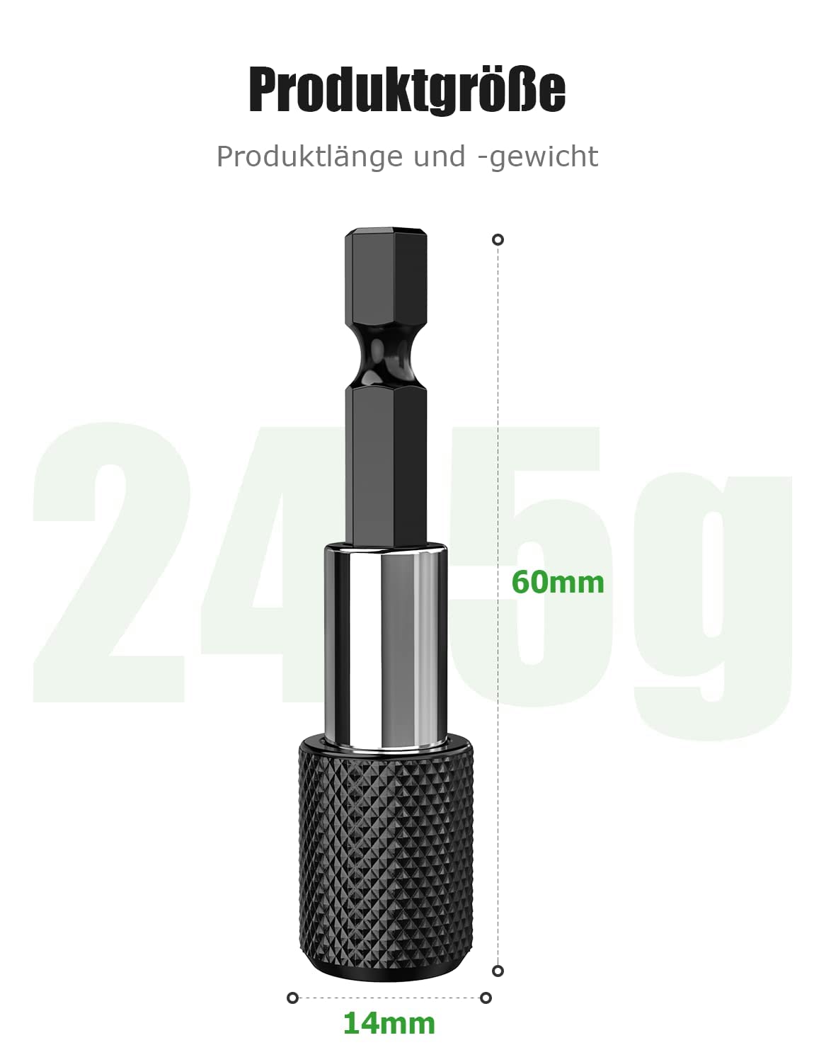 2pcs Porte-Embout Magnétique 65mm 2pcs Embouts PH2, Tige Hexagonale 1 Porte Embout Visseuse A Profondeur Reglable 92151289
