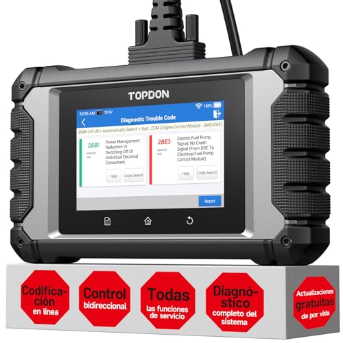 Diagnosis coche profesional para solucionar averías y codificación de ECU en casa
