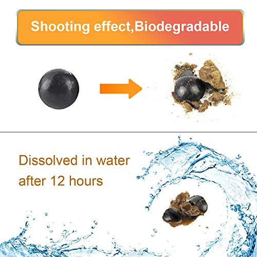 L Continue 1500Pcs Natural Clay Slingshot Ammo Diameter 3/8" Biodegradable Hard Clay Ball 9Mm-10Mm #TOP2