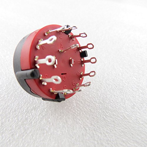 NINIGI draaischakelaar, niet bekend van de draaischakelaar, instelbaar/polig: / posities = 12