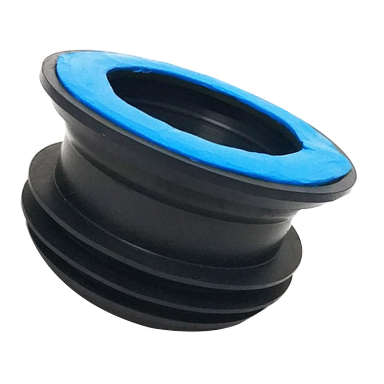 Tofficu 2 Stück Wc Dichtung Wc Ring Abdeckungen Wc Dichtung Wc Flanschring Dichtring Blau Gummi