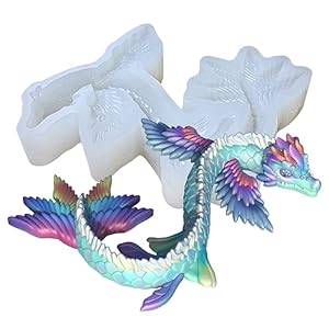 KAKIWYHHH Monster Series II Drachen Silikonform