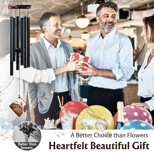Image of Memorial Wind Chimes for Outside, 36 inch Memorial Gifts for Loss of Loved One, Windchimes in Memory of Loved one,Sympathy Wind Chime Gifts,Bereavement Outdoor Chimes for Garden, Patio Decoration