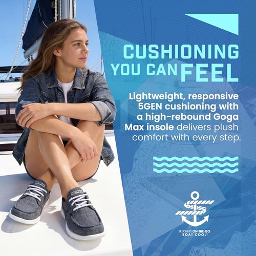 Image of Skechers Women's Go Walk Lite Isla Boat Shoe