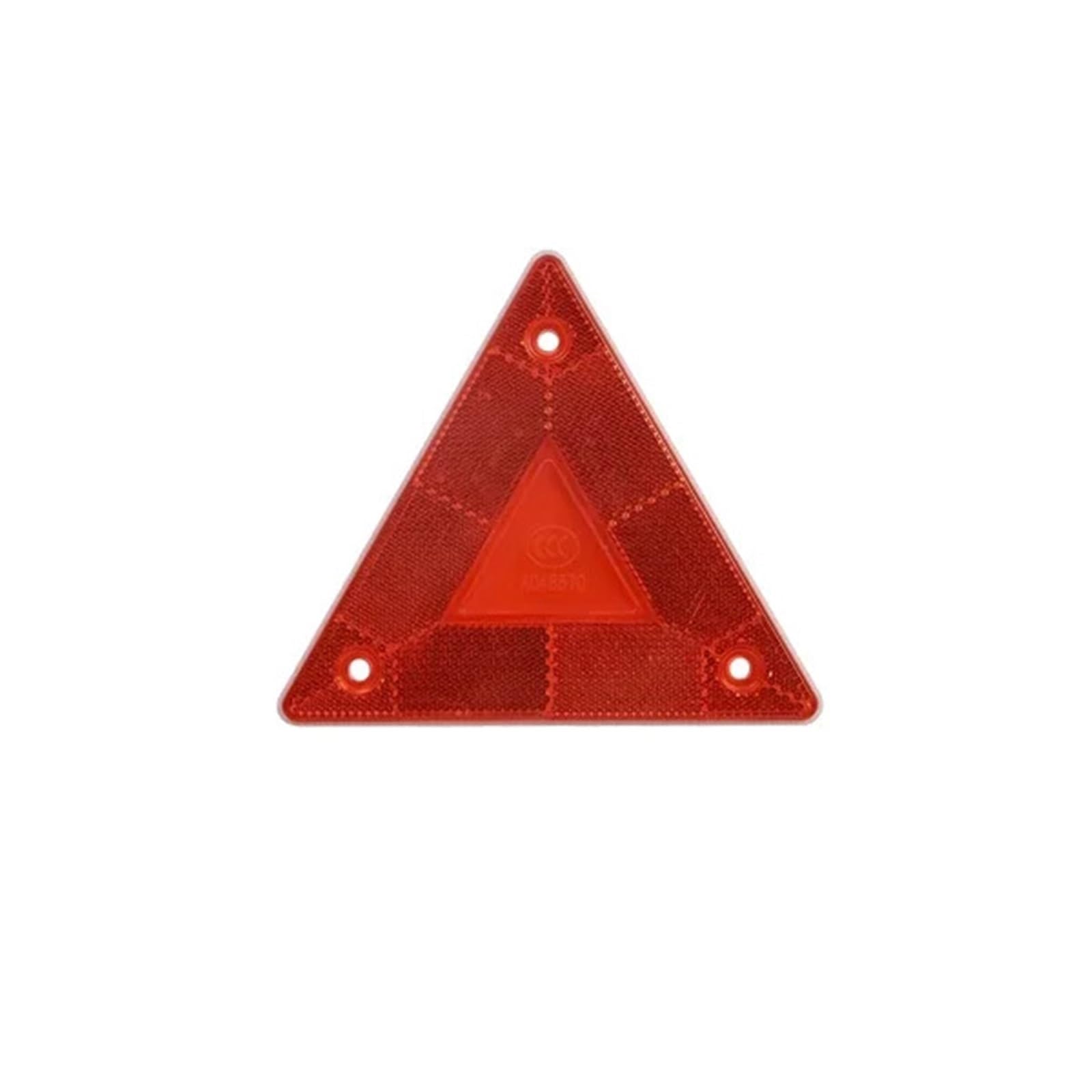 Warning Triangles Red Triangle Reflectors Rear Safety Warning for Trailer Motorcycle Truck Boat(1pcs)