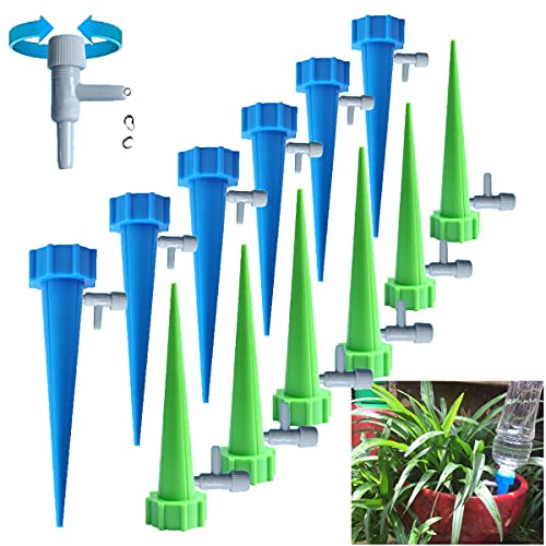TX Pack of 10 Automatic Watering Set Plant Watering Devices for Potted Plants Garden Plants, Flowers Watering