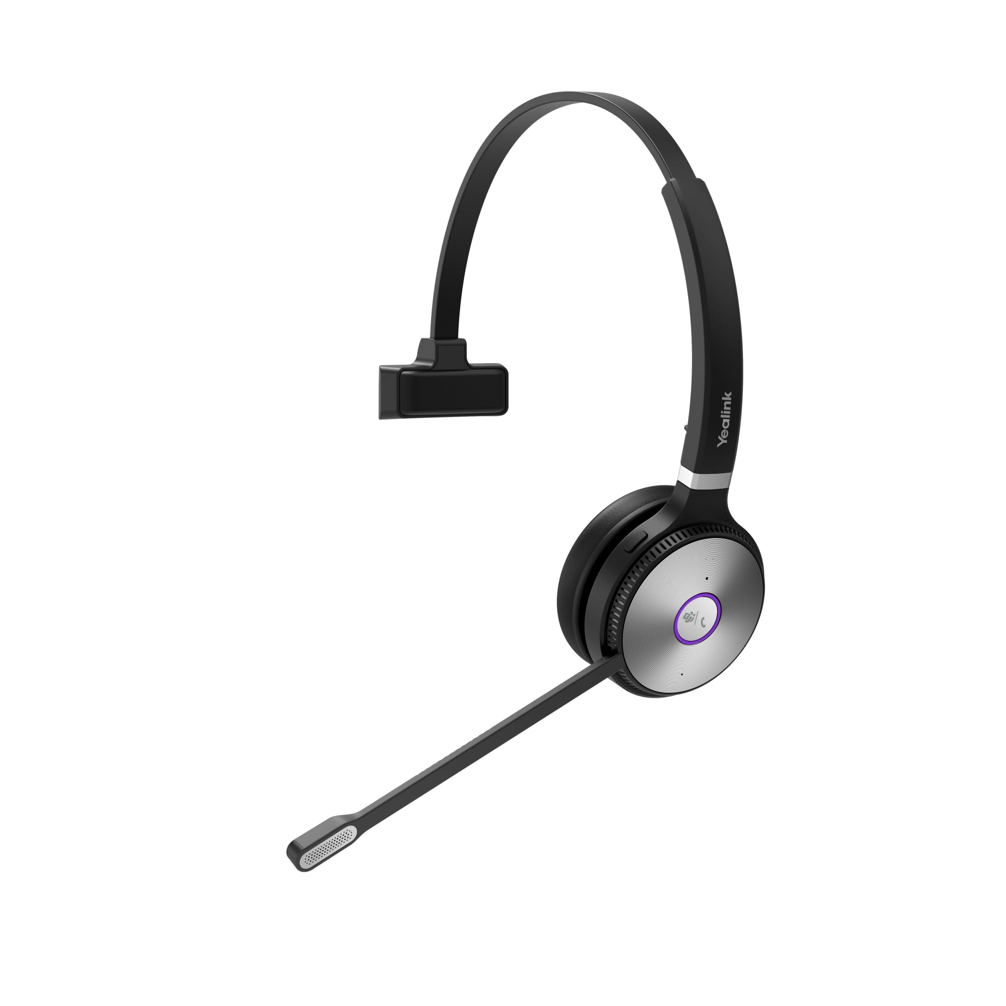 Yealink WH62 Mono DECT Wireless Headset Teams, schwarz