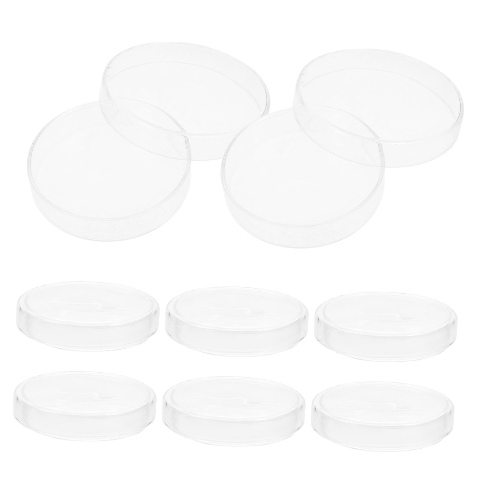 SHINEOFI 10stücke Petrischalen mit Deckel aus Glas für Labor und Mikrobiologische Anwendungen Sterile Nähragar-platten für Experimente und Kultivierung