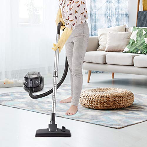 Venga! Aspirateur Traîneau Cyclonique Puissant, sans Sac, avec 5 Accessoires, Brosse pour Les Poils d'animaux, 700 W, Noir/Argent, VG VC 3300 - Image 7