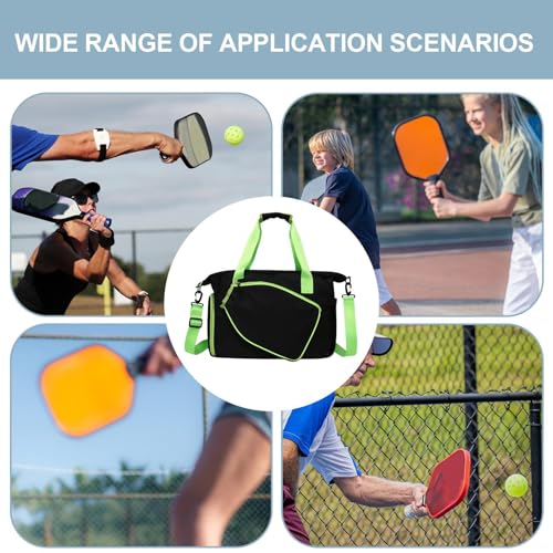 Bolsa de pickleball grande e impermeable con compartimentos para calzado y botella 4