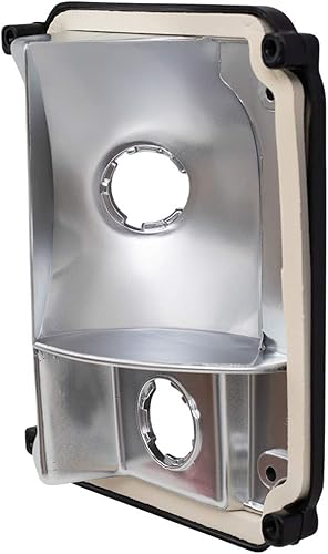 Miniatura 9 de Brock Juego de luces traseras de repuesto para conductor y pasajero con moldura cromada, compatible con camioneta SUV 73-91 5965771 5965772