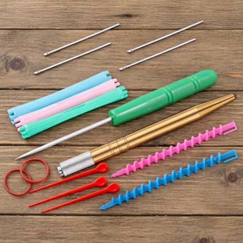 Implantación de cabello para muñeca kit de accesorios y juego perfeclan 7