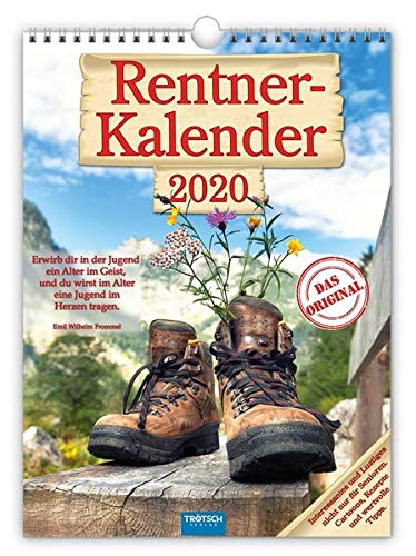 Preisvergleich Produktbild Classickalender "Rentner" 2020: 24 x 33 cm, mit aufwendiger Rückseitengestaltung