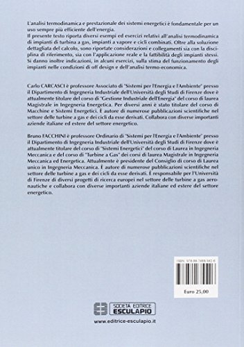 Esercitazioni di sistemi energetici