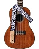 Handmade Instrument Strap (BLUE HIBISCUS)