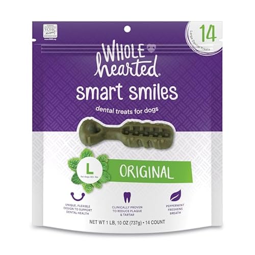 WholeHearted Smart Smiles Original Flavor Dog Treats 26 oz. Count of 14