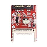 Si vous voulez utiliser votre carte Compact Flash CF comme un disque dur SATA de stockage interne à votre ordinateur, voici l'adaptateur qu'il vous faut. Simple à utiliser: Cet adaptateur possède 2 connexions: 1 pour votre carte CF et l'autre pour la connexion SATA sur votre carte mère.