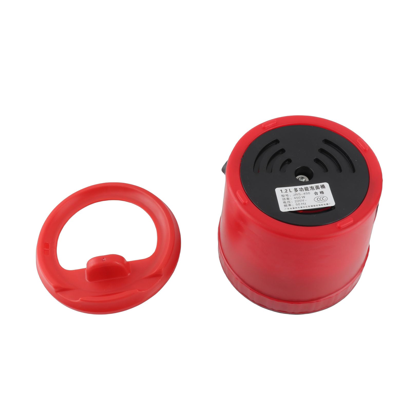 Olla Eléctrica Multifuncional, 1.2L, 450W, Portátil, Antiadherente, Cable Desmontable, ABS y Cristal Cerámico