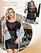 Buauty Black Sheer Tops for Women,Mesh Fishnet Tops Plus Size,Stylish and Sensational Mesh Blouses for Fashion-Forward Ladies