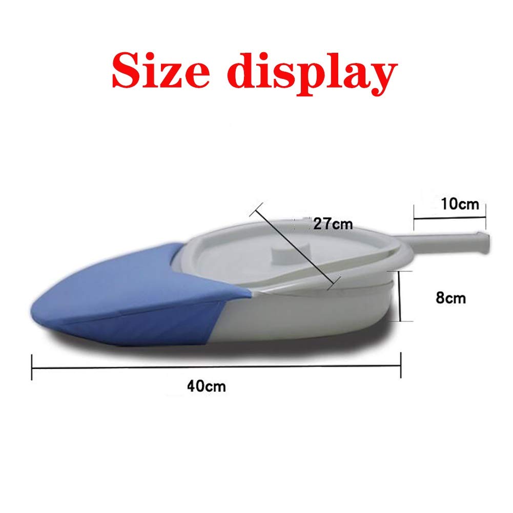Summer Orinal con Tapa, para Orinal de Trabajo Pesado para Adultos Mayores y Adultos en Cama y Cuidado de enfermería 2 Piezas