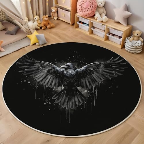 Tapis de sol antidérapant rond 80cm pour sécuriser votre cuisine