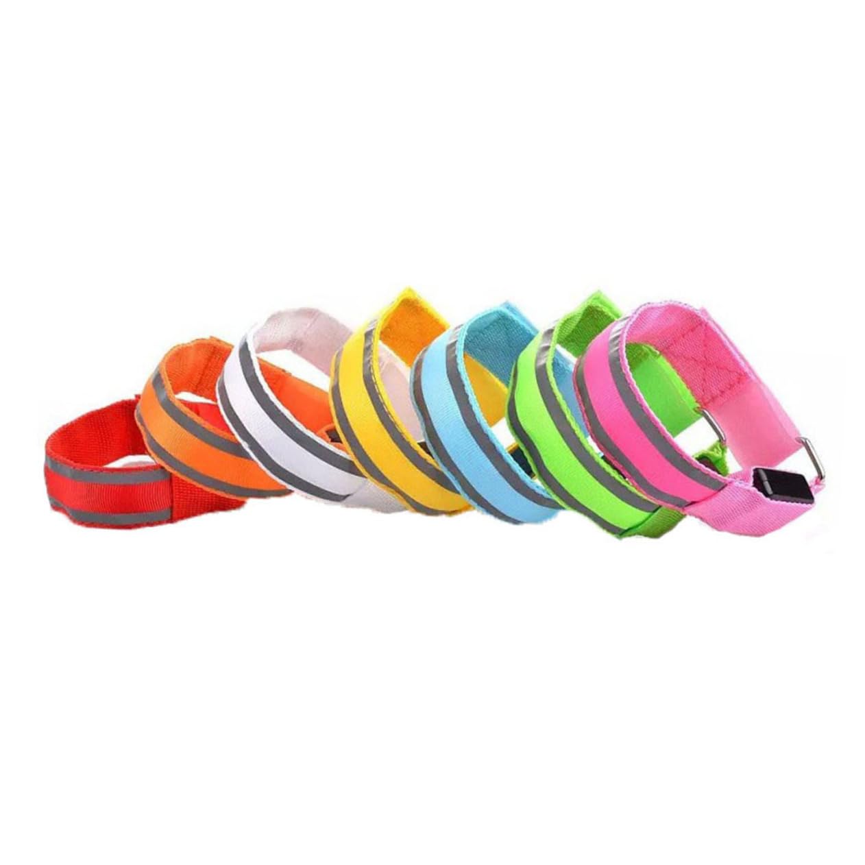 POPETPOP Brassard Lumineux À LED Réfléchissant pour Course À Pied Cyclisme Marche Sécurité Réflecteurs Sport De Plein Air Brille dans