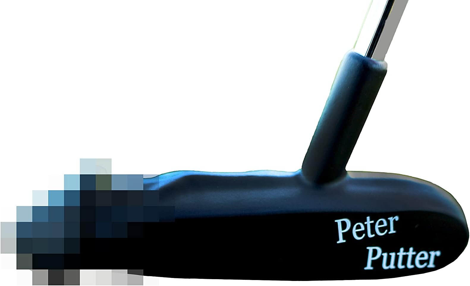 Peter Putter Professional Golf Putter | Premium Aluminum Head with Chrome Stepless Shaft | Stiff Flex Graphite Construction | Available in Classic Black & White | Ergonomic Rubber Grip