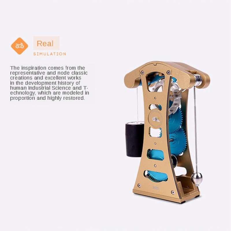 Galileo Pendulum Clock Aluminium Alloy 3D Metal Assembled Kits Models for Ages 14+