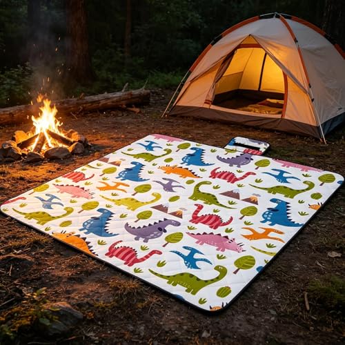 Esterilla de viaje para camping y manta plegable resistente al agua extragrande 8