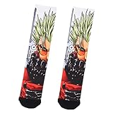 Bioworld Trigun Anime Men's Vash The Stampede Sublimated Adult Crew Socks 1 Pair